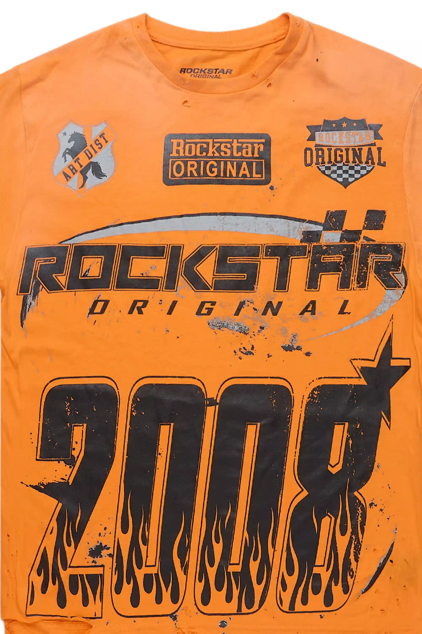 Amos Orange Graphic T-Shirt