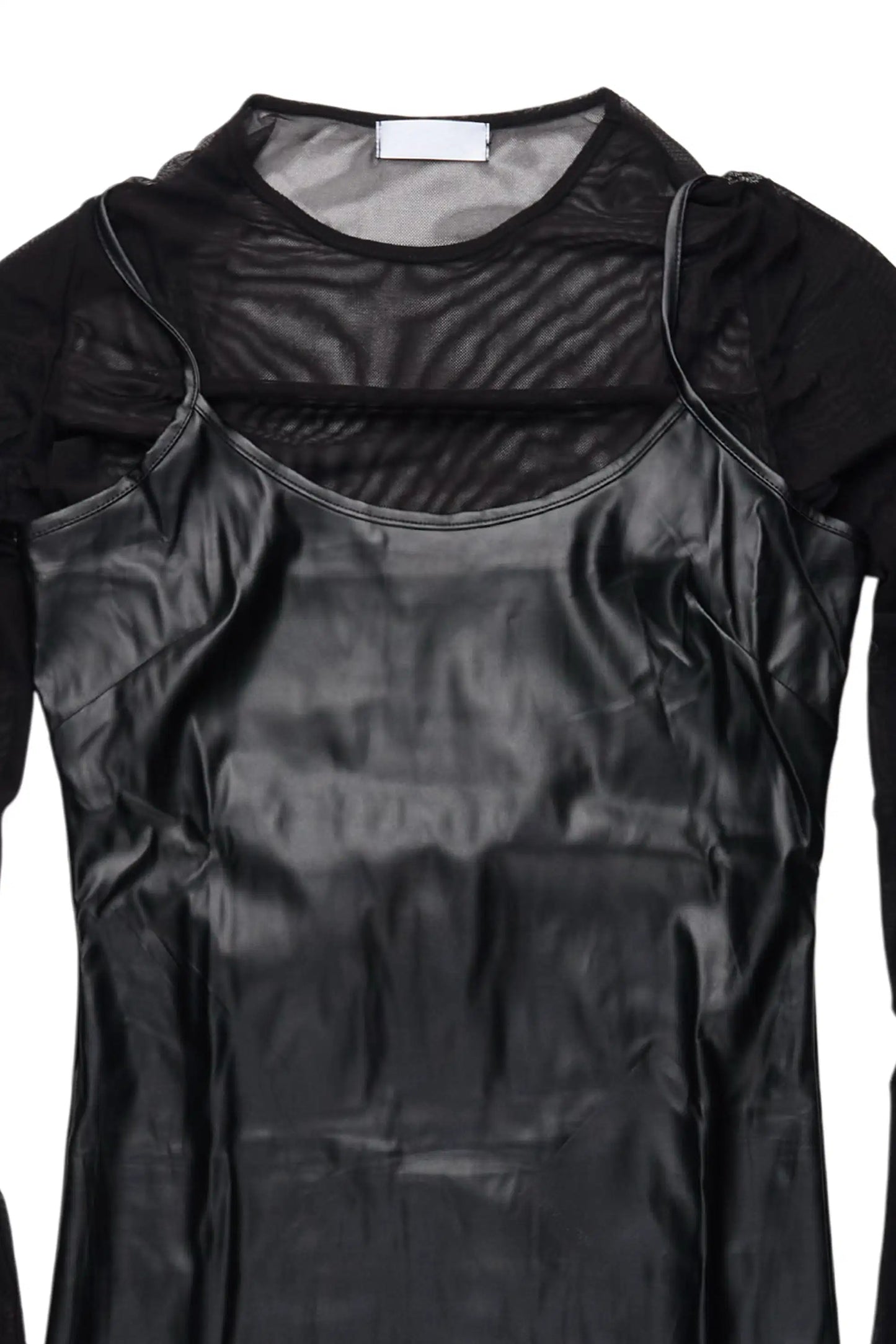 Anastassia Black Long Sleeve Mini Dress
