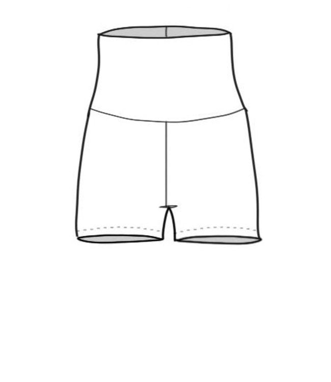 Black Higher Waisted Ladies Dance Shorts - Select Size