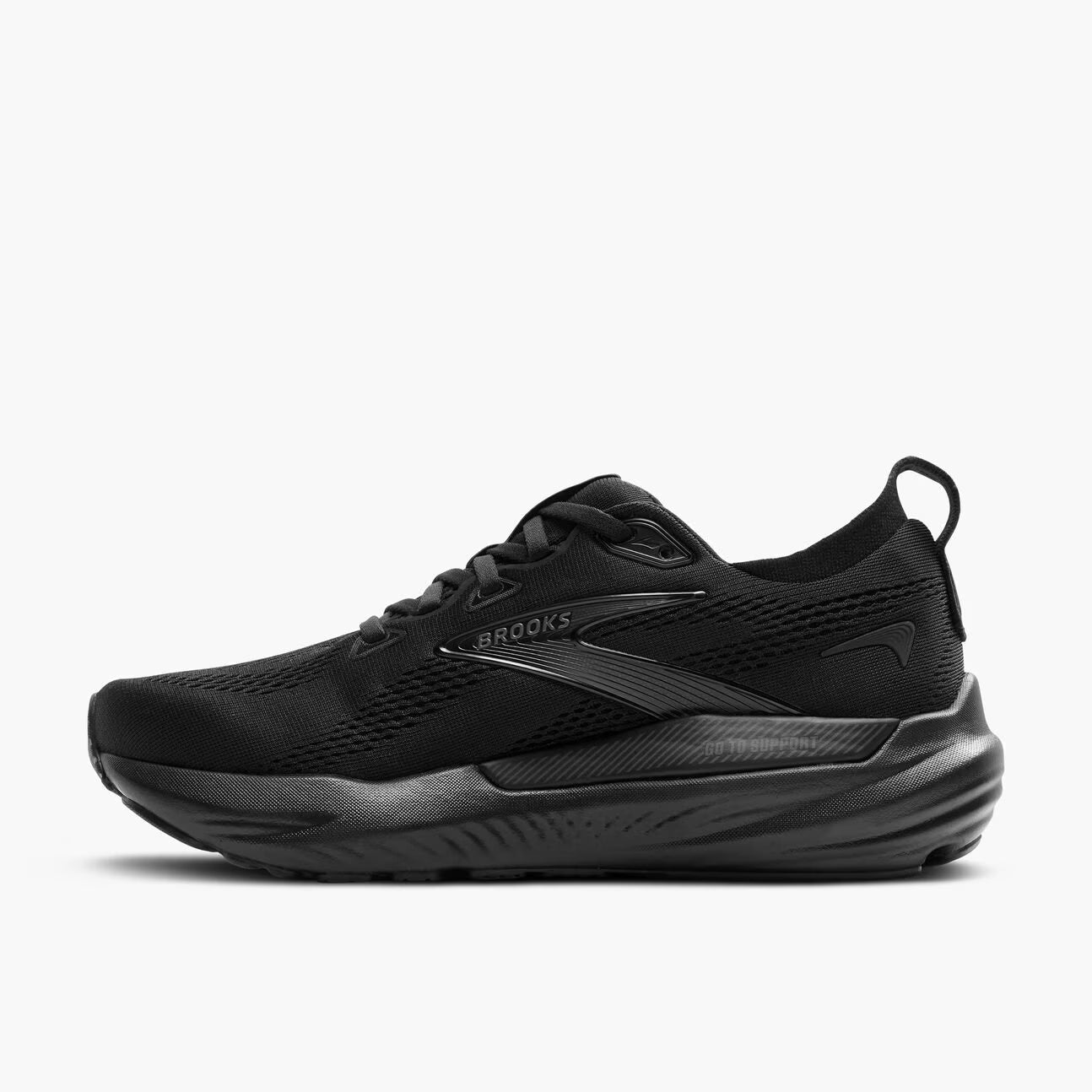 Brooks Women's Glycerin GTS 22 - Black/Black/Ebony