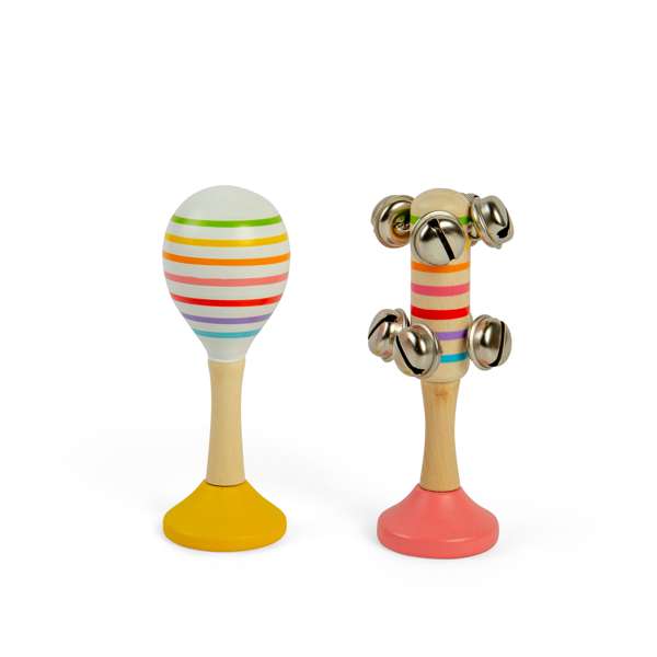 Musical Shakers - Yellow + Pink