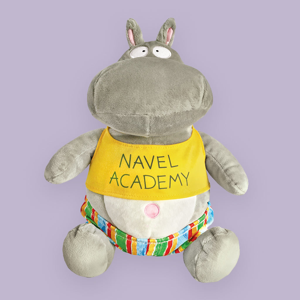 Belly Button Book! 10.5â Plush Hippo Doll