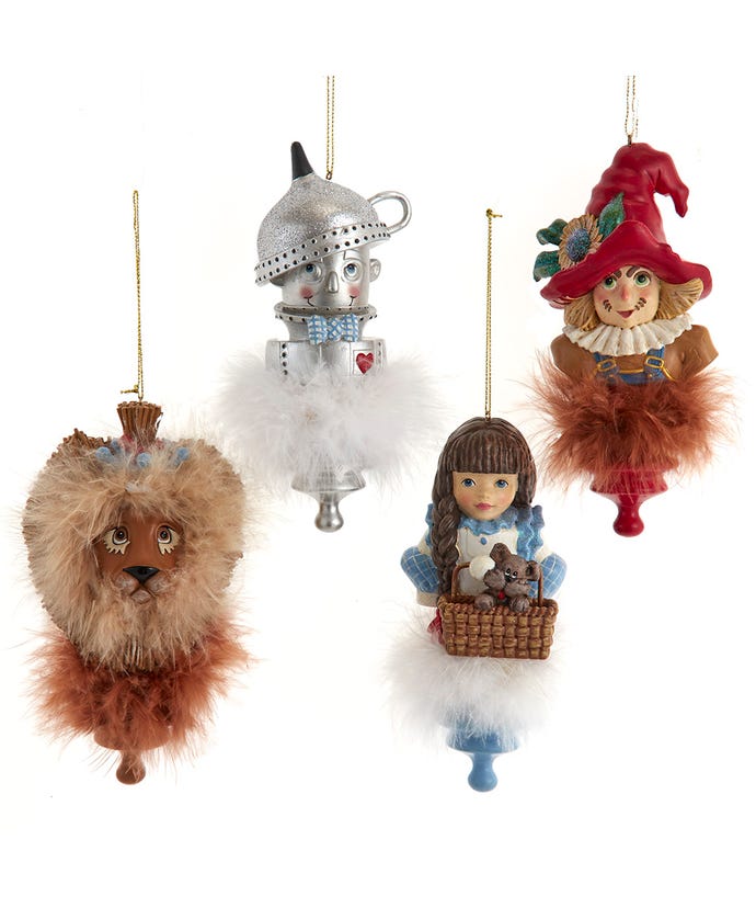6" Holly Hats⢠Oz Ornaments, 4-Piece Box