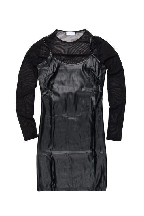 Anastassia Black Long Sleeve Mini Dress