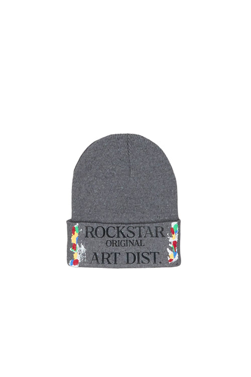 Boys Axelly Grey Graphic Beanie