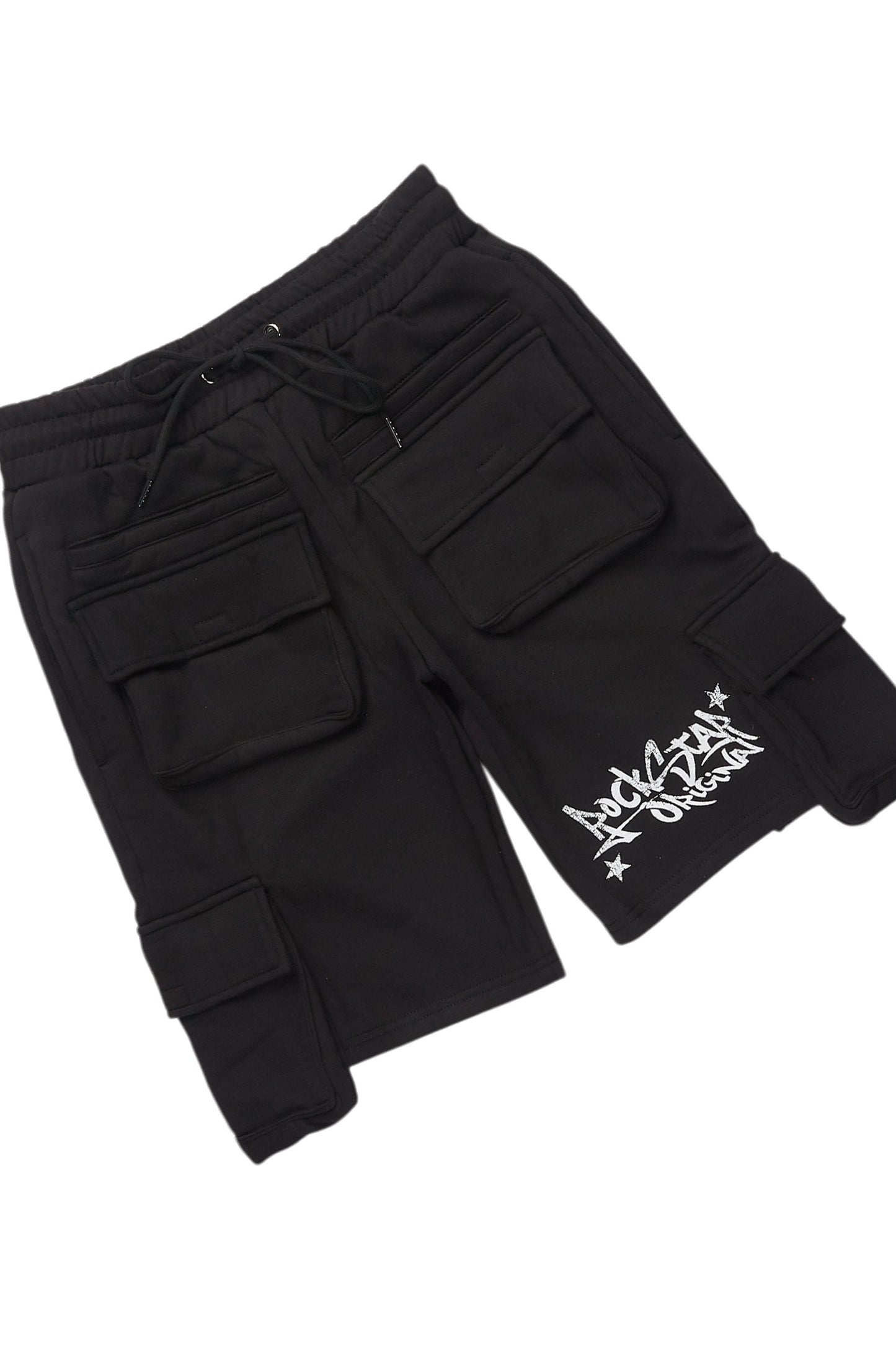 All Seeing Eyes Black/White T-Shirt Cargo Short Set