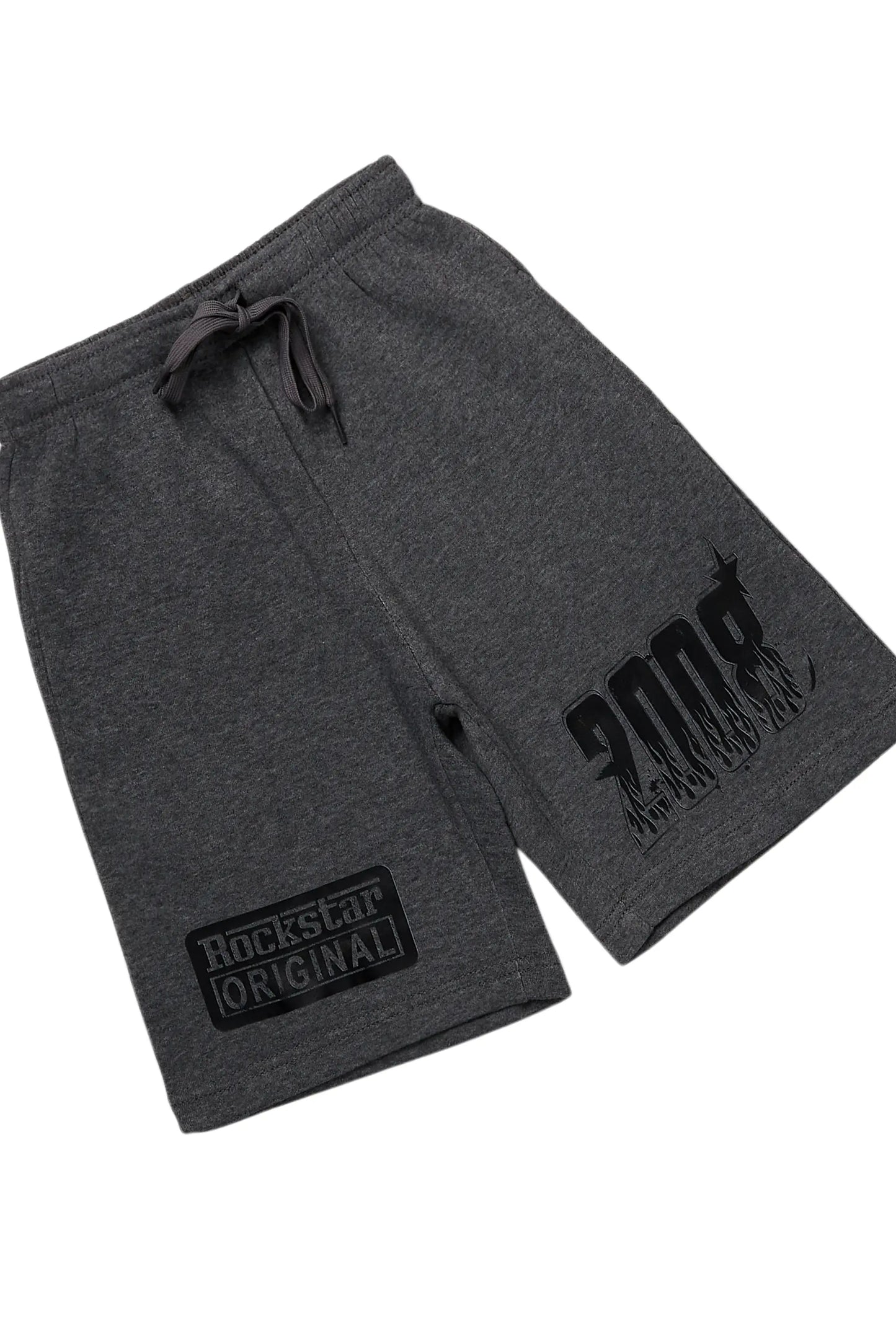 Boys Amos White/Heather T-Shirt/Short Set