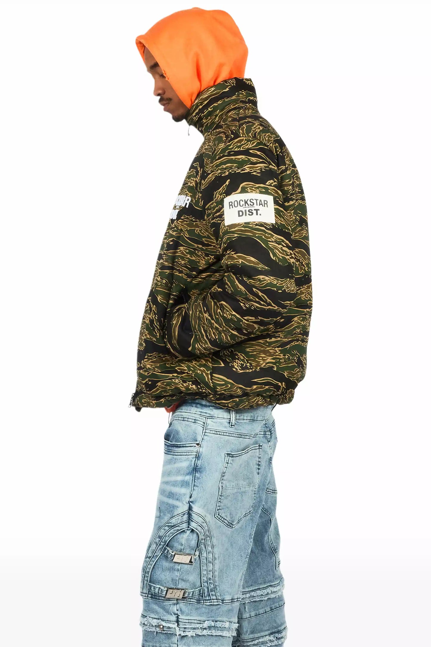 Basic Orange Rockstar Hoodie