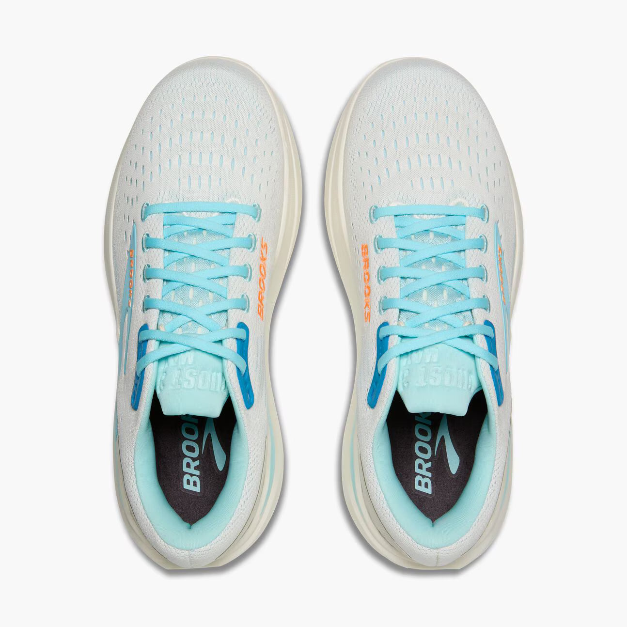 Brooks Men's Ghost Max 3 - Bluewash/Atomizer/Orange