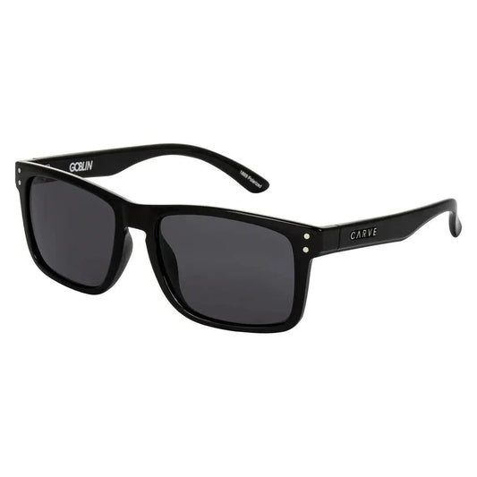Carve Goblin Gloss Black/Grey Polarised Sunglasses