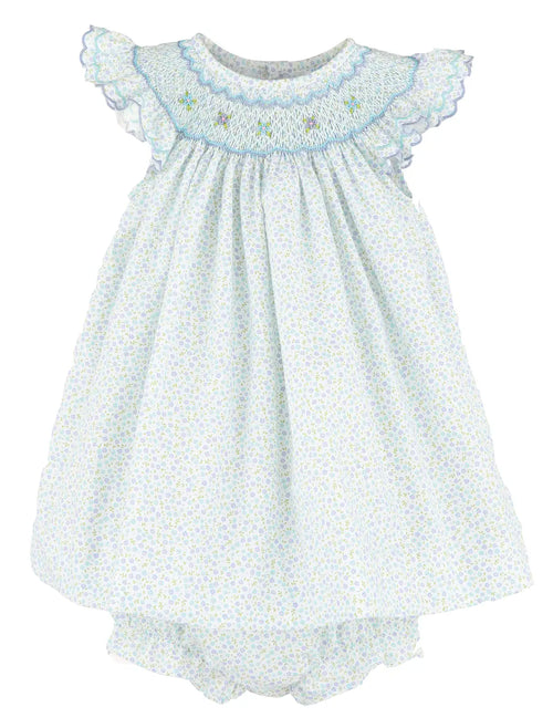 Blue Miniflowers Feston Bishop - Select Size