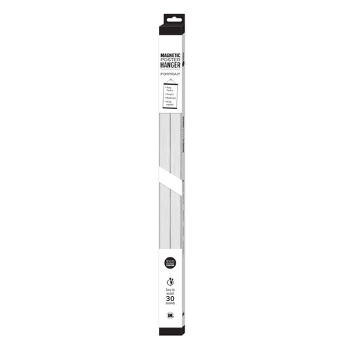 61cm Wooden Poster Hanger - White