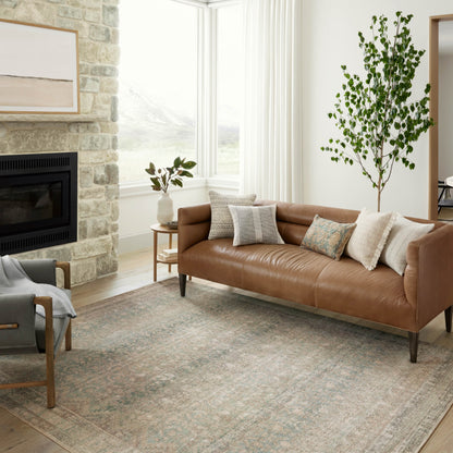 Angela Rose x Loloi Aubrey Jade/ Natural Rug