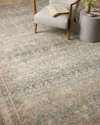 Angela Rose x Loloi Aubrey Jade/ Natural Rug