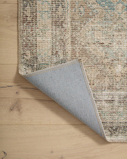 Angela Rose x Loloi Aubrey Jade/ Natural Rug