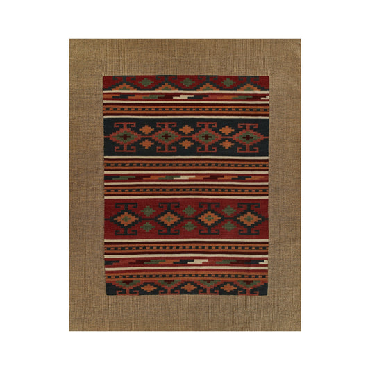 Alba Motif Hand Woven Rug