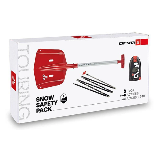 Arva Ski Trip Snow Safety Pack (Evo4, Ski trip shovel, Ski Trip 240 plobe)