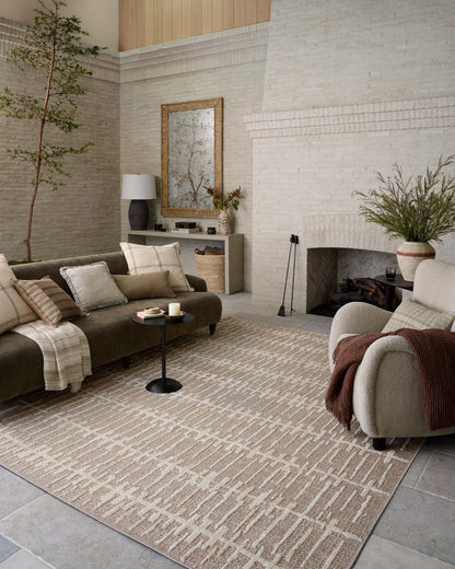 Amber Lewis x Loloi Bexley Taupe / Natural Rug