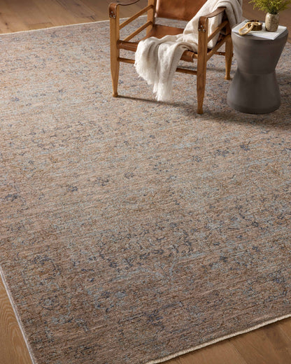 Angela Rose x Loloi Blake Taupe/ Blue Rug