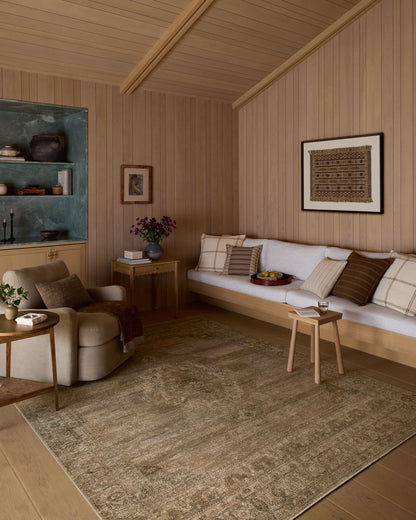 Amber Lewis x Loloi Cambria Taupe / Antique Bronze Rug