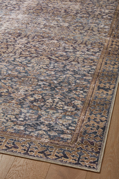 Amber Lewis x Loloi Georgie Denim / Spice Rug