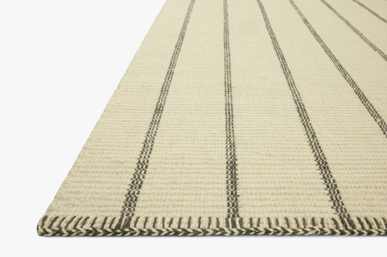 Amber Lewis x Loloi Harlan Ivory / Charcoal Rug
