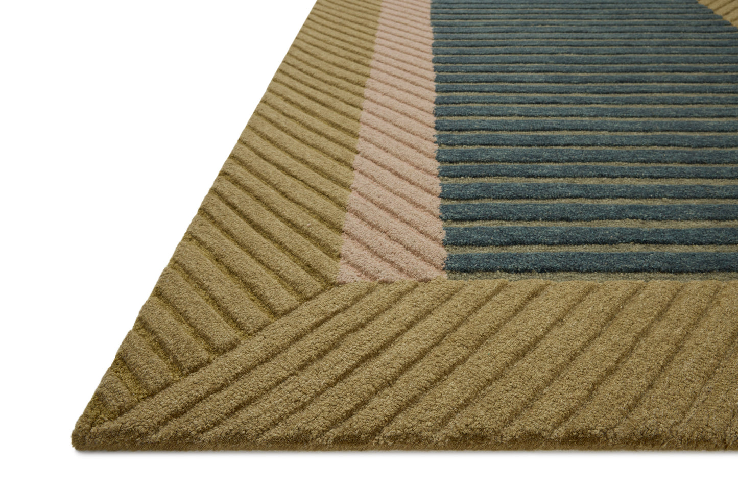 Brigette Romanek x Loloi Madi Green / Multi Rug