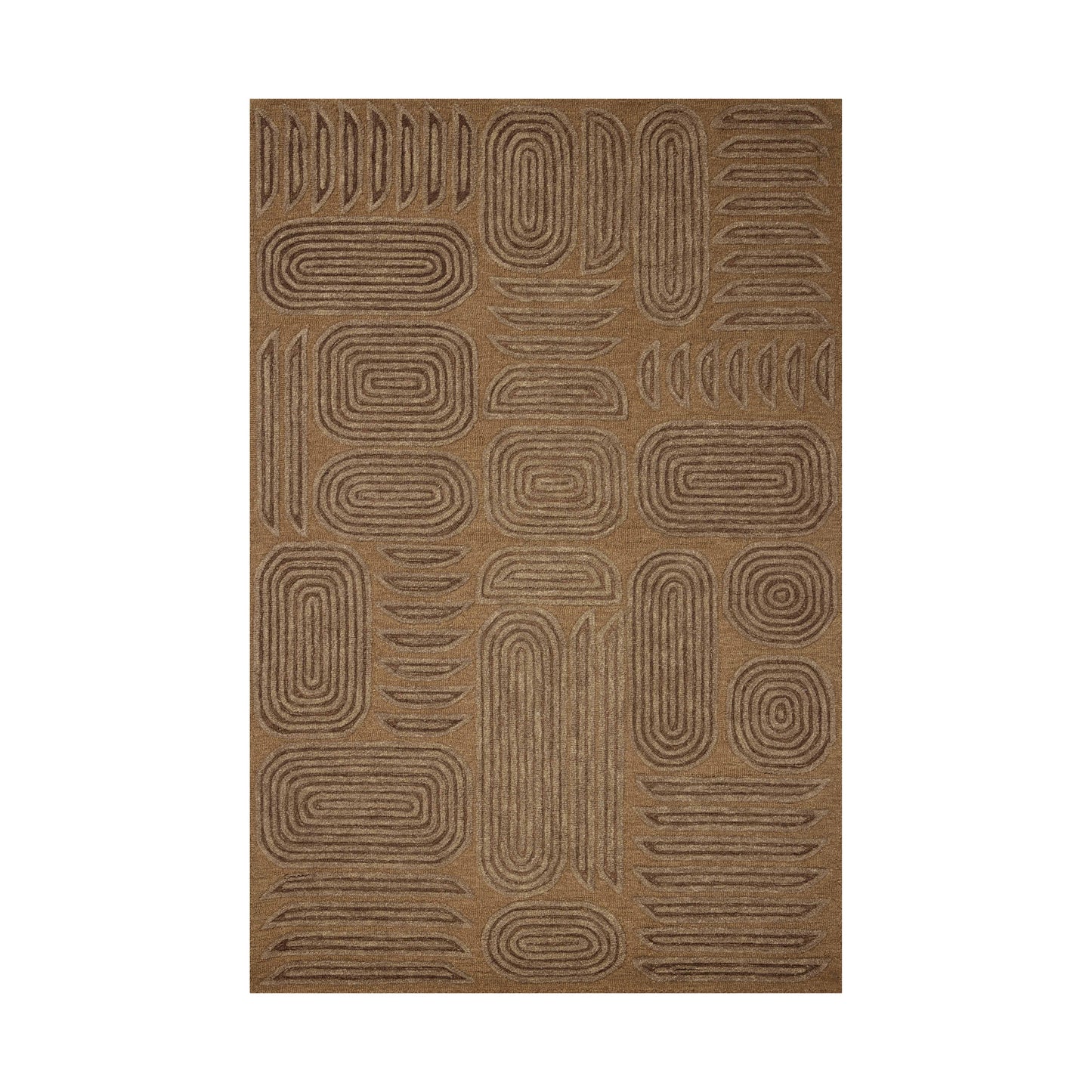 Brigette Romanek x Loloi Madi Mocha / Cocoa Rug