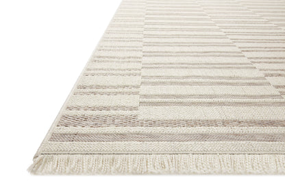 Amber Lewis x Loloi Malibu Ivory / Dove Rug No. 03