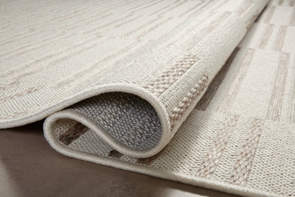 Amber Lewis x Loloi Malibu Ivory / Dove Rug No. 03