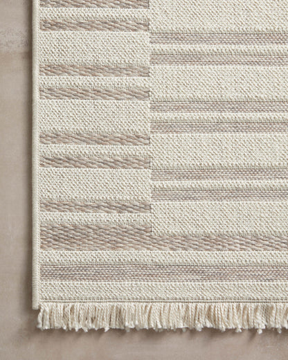 Amber Lewis x Loloi Malibu Ivory / Dove Rug No. 03