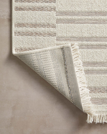Amber Lewis x Loloi Malibu Ivory / Dove Rug No. 03