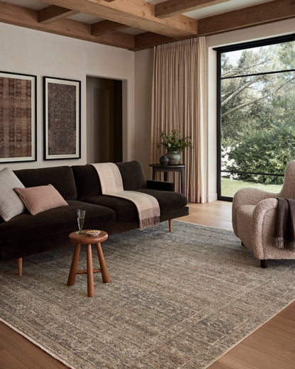 Amber Lewis x Loloi Molly Navy / Blush Rug