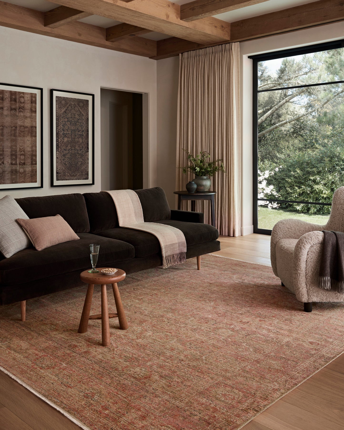 Amber Lewis x Loloi Molly Brick / Bark Rug