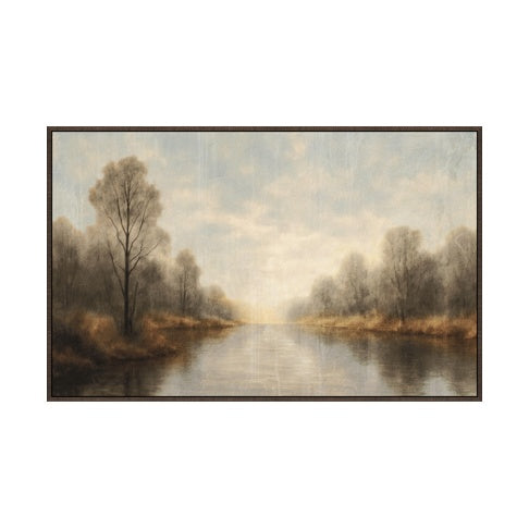"Quiet Reflections" Framed Canvas