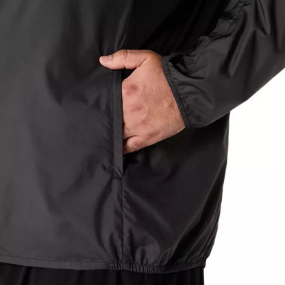 Active Kids and Minds - ASICS Men's Silver Jacket Black (2011D235) (A017)