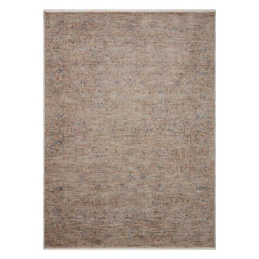 Angela Rose x Loloi Blake Taupe/ Blue Rug