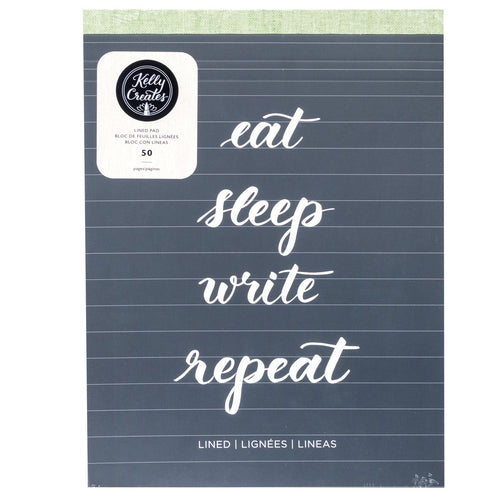 Kelly Creates Lined Practice Pad 8.5x11