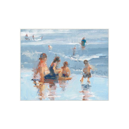"Day at the Beach" Framed Art Print