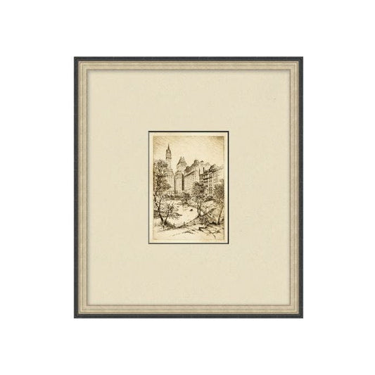 "Street Level to Skyline" Framed Art Print