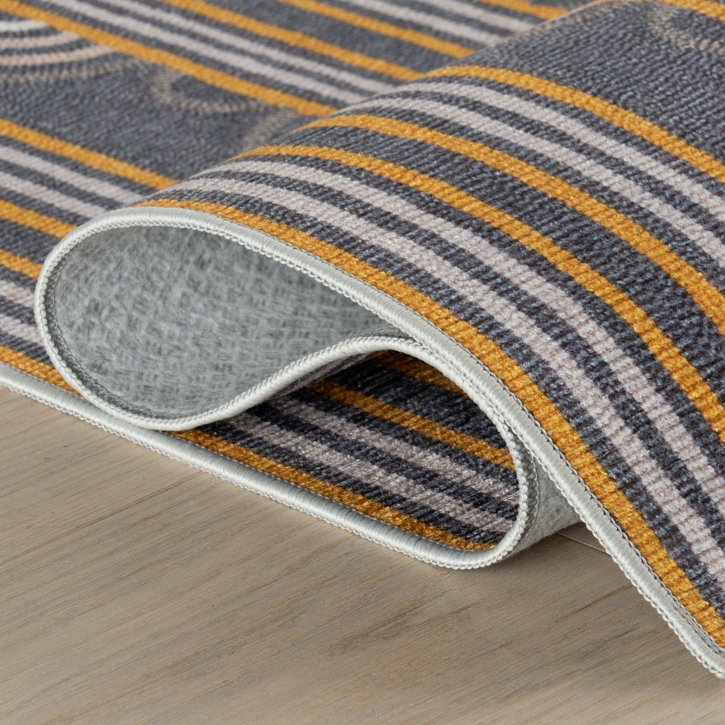 Button Machine Washable Rug