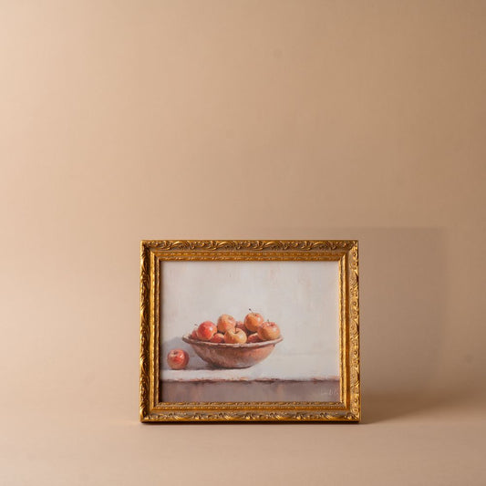 "Pomme" Framed Vintage Inspired Art Print