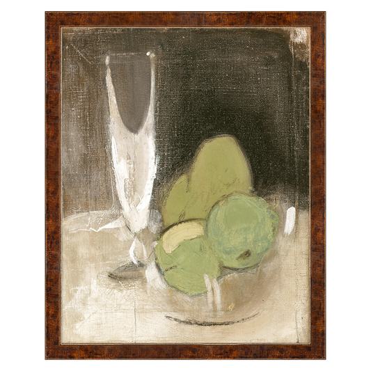"Bowl of Apples Still Life" Framed Art Print